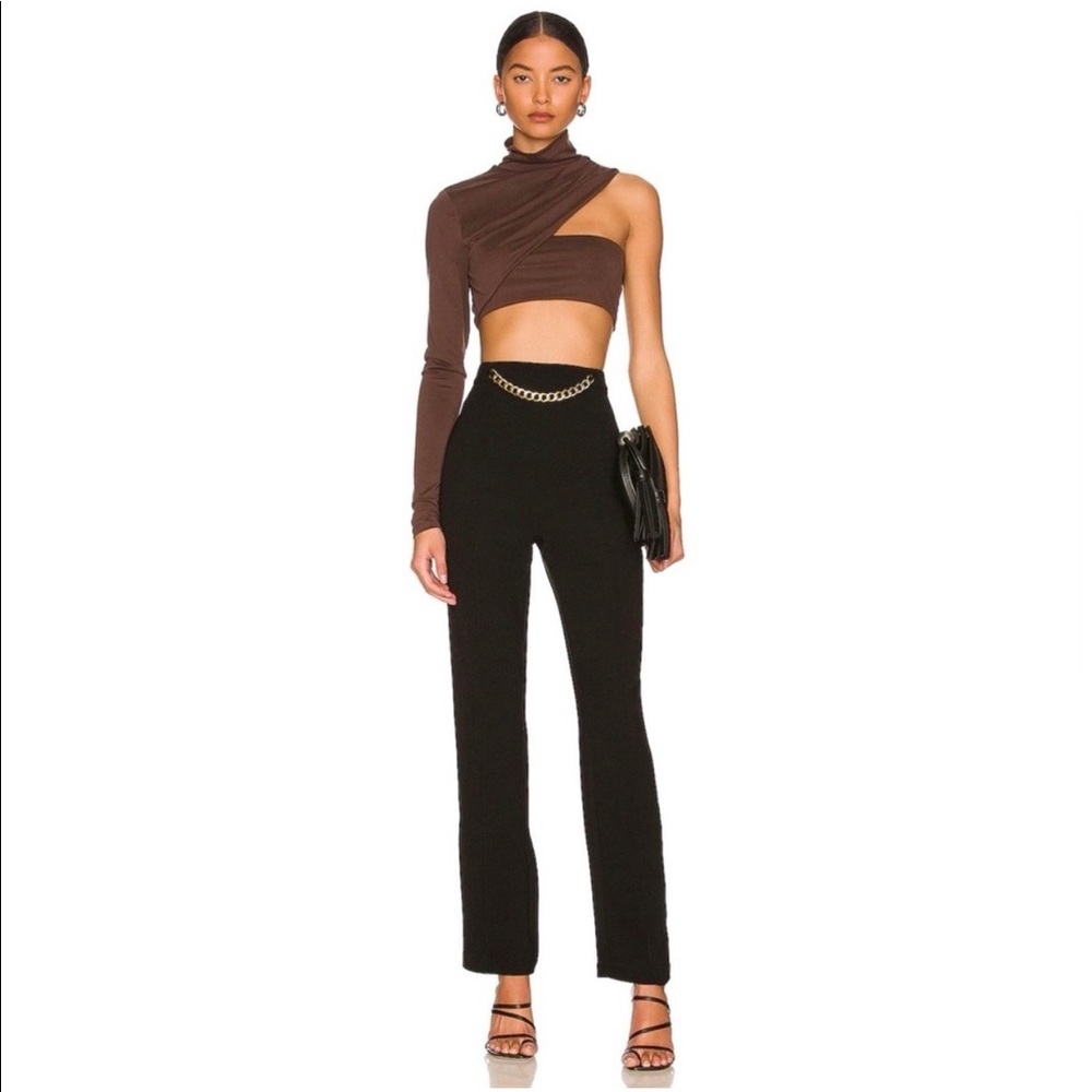 NBD Revolve Ishani Chainlink Pant in Black